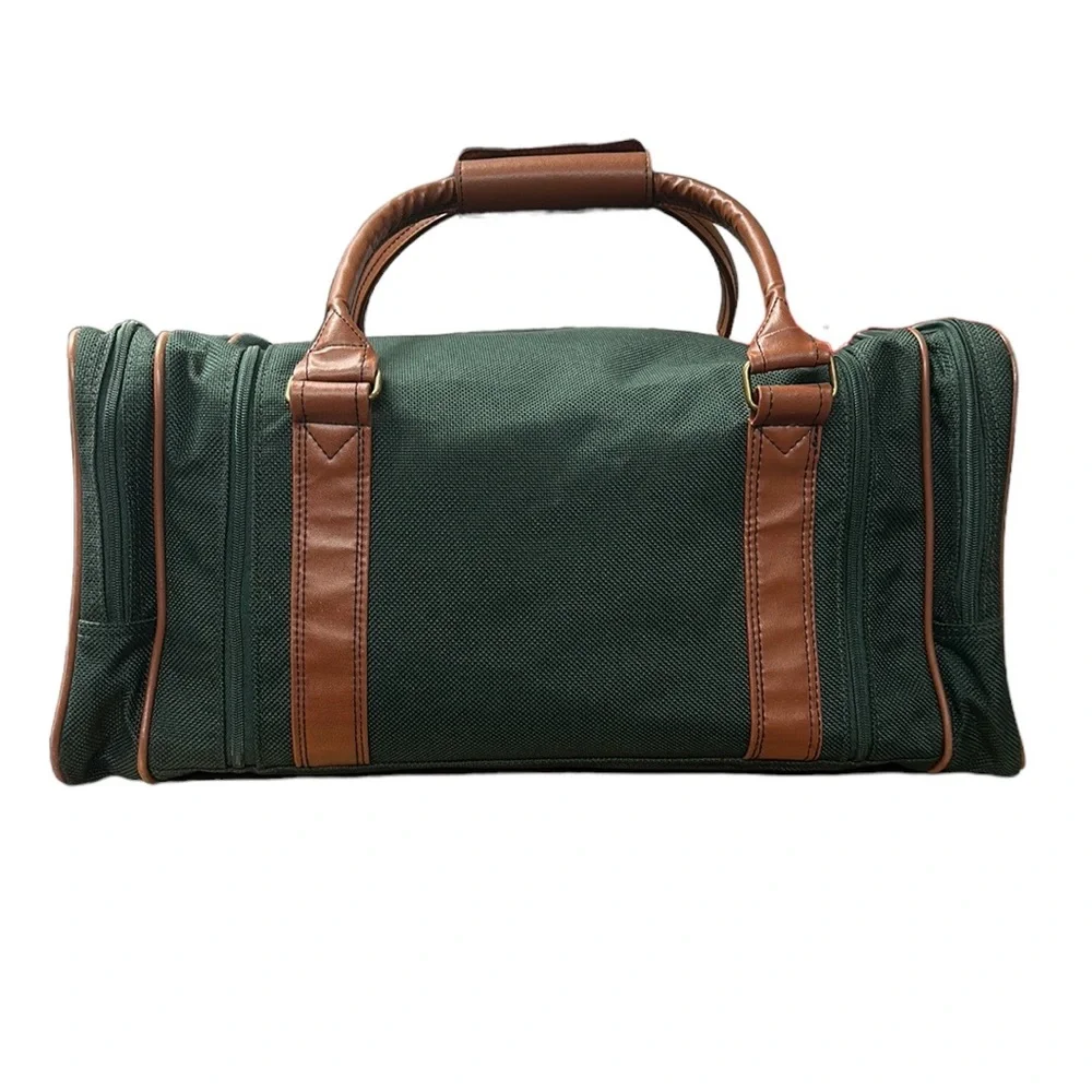 Rare Maryland State Golf Association Green Canvas Locker Room Duffle Bag Luggage